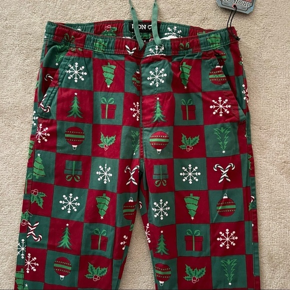 🎄 NWT Iron Co. Christmas Jogger Pants Medium - Picture 5 of 14